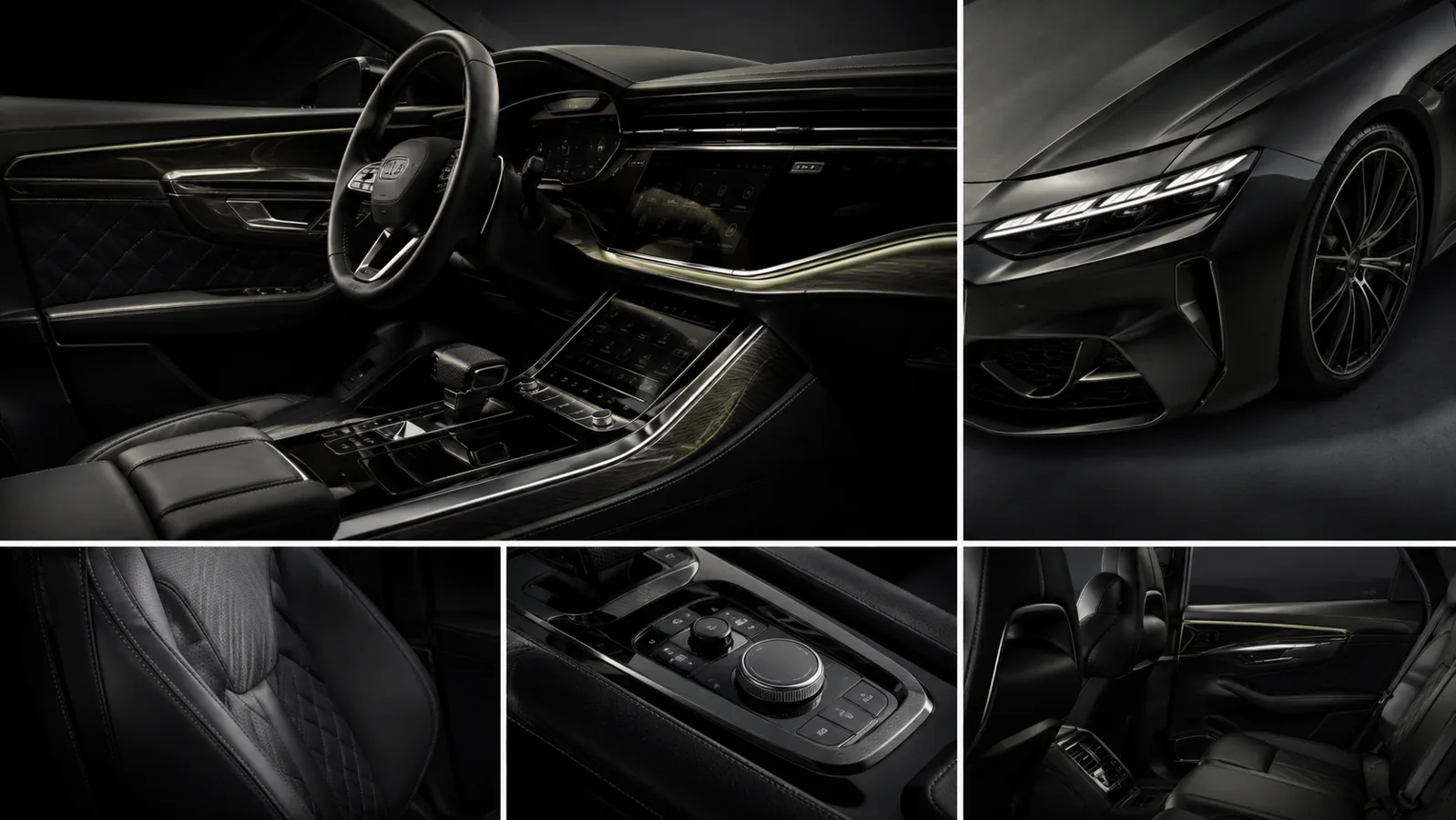 Premium German automotive interior and design detail